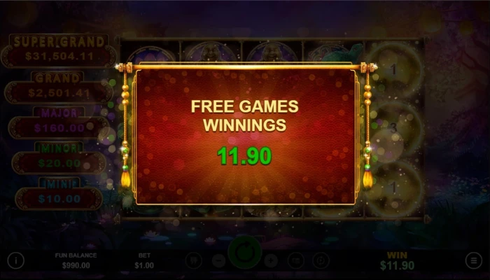 フリーゲームで大勝利