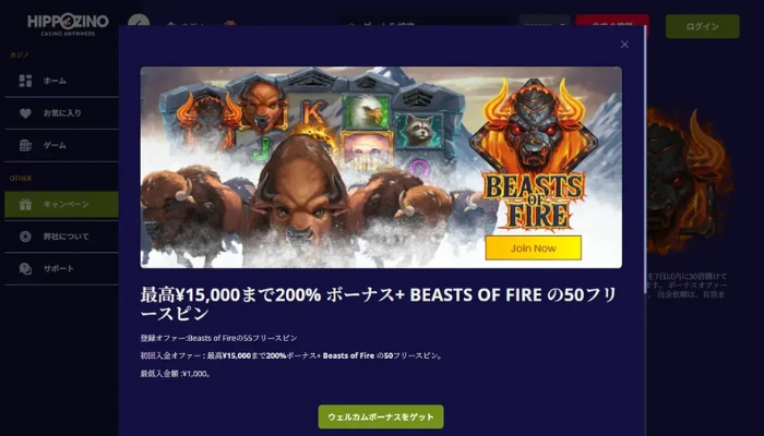 初回入金オファー