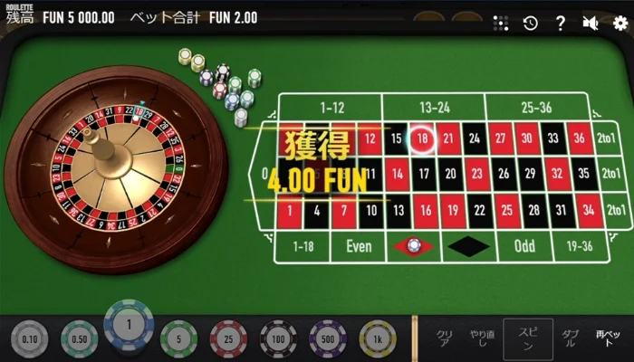 ウィナーズ投資法:5ゲーム目の結果